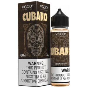 VGod Cubano Rich Creamy Cigar E-liquid – 60ml (0mg, 3mg, 6mg, 12mg, 18mg) Nicotine Strengths