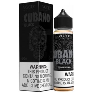 VGod Cubano Black E-liquid Flavor – 60ml (0mg, 3mg, 6mg, 12mg, 18mg) Nicotine