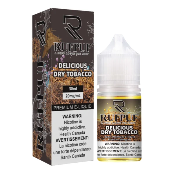 RufPuf Delicious Dry Tobacco Nic Salt – 30ml