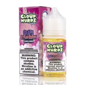 Grape Strawberry E-liquid By Cloud Nurdz Salt 30ml (25mg nicotine)