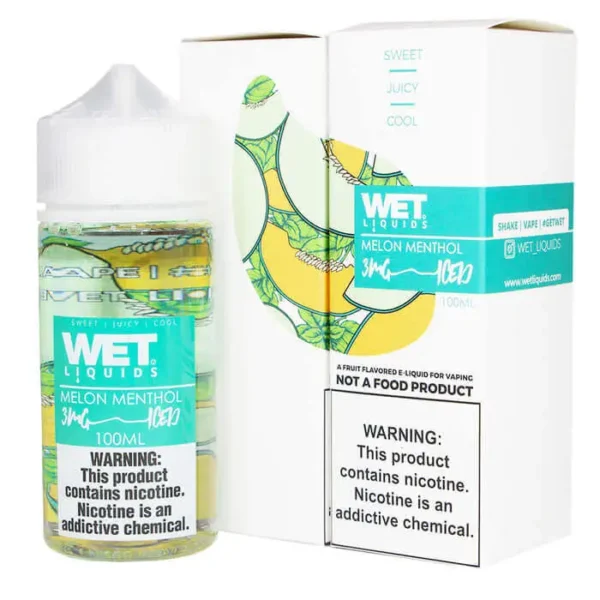 WET LIQUIDS Melon Menthol Ice E-liquid -100ml