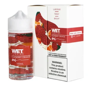 WET LIQUIDS Raspberry Orange E-liquid – 100ml