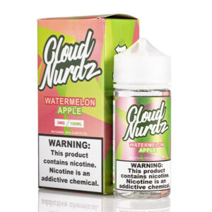 watermelon_apple_-_cloud_nurdz_e-liquid_-_100ml_box_and_bottle_tranzax_vapors